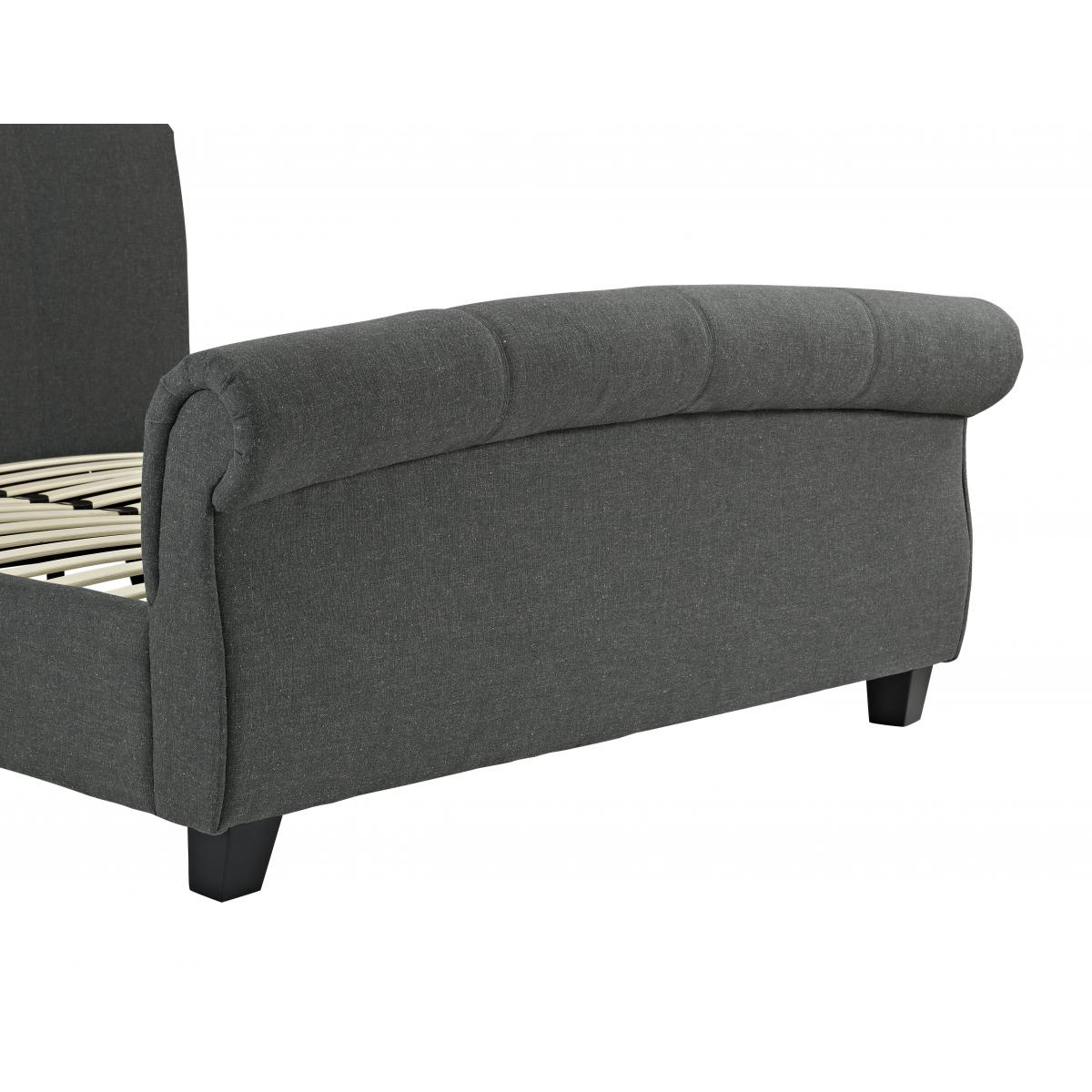 Arabella Linen Fabric Bed Grey - Image 3