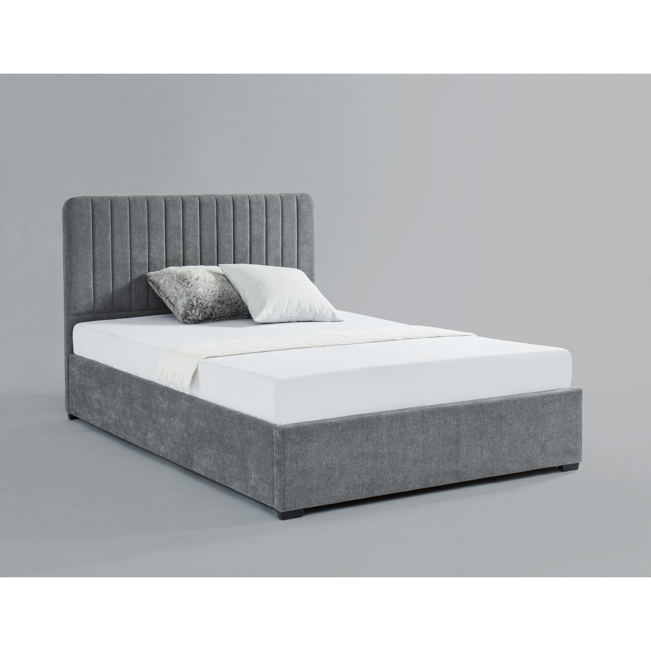 Livingstone Storage Fabric Bed Grey - Image 3