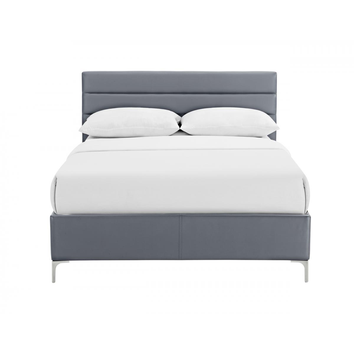 Arco PU Bed Grey - Image 3