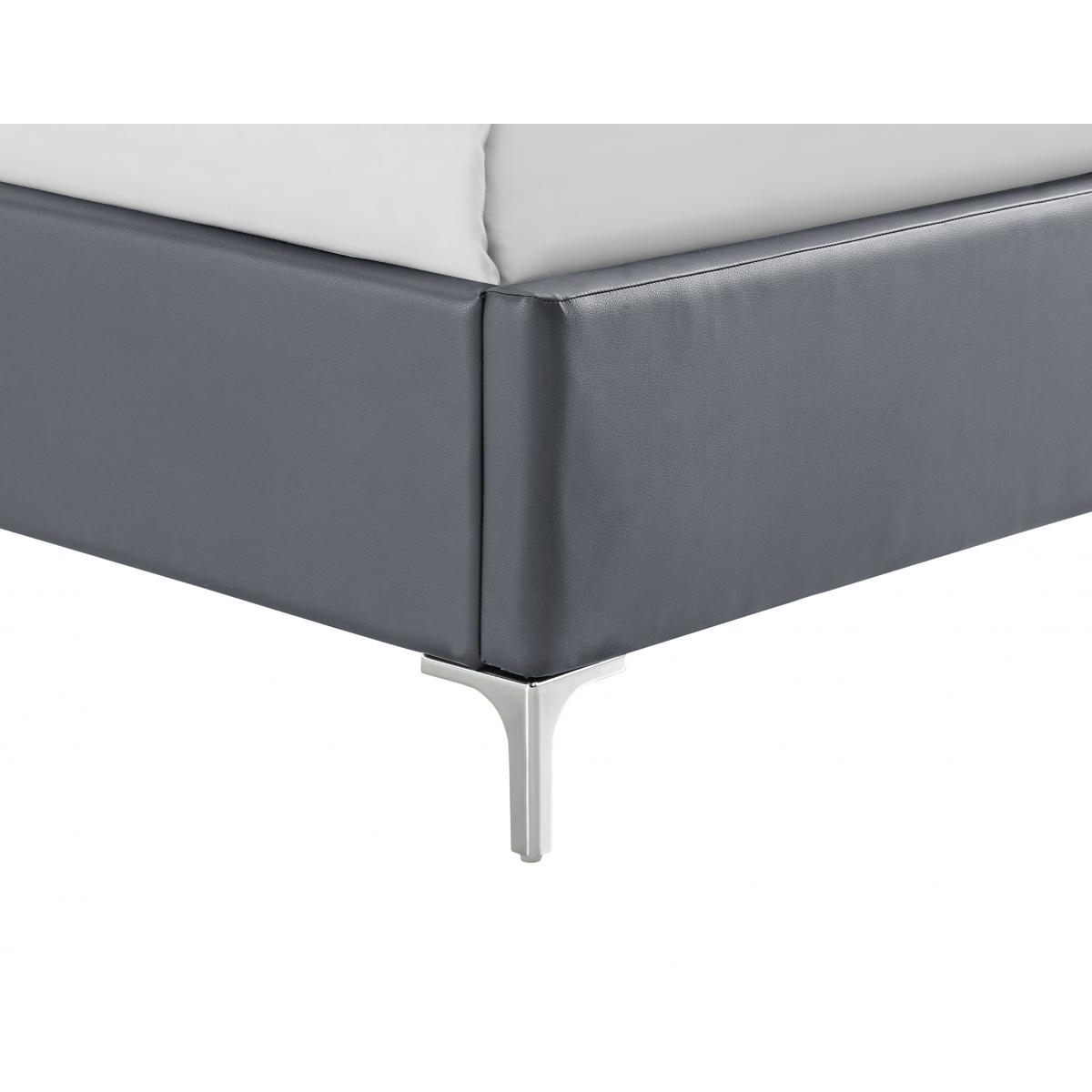 Arco PU Bed Grey - Image 2