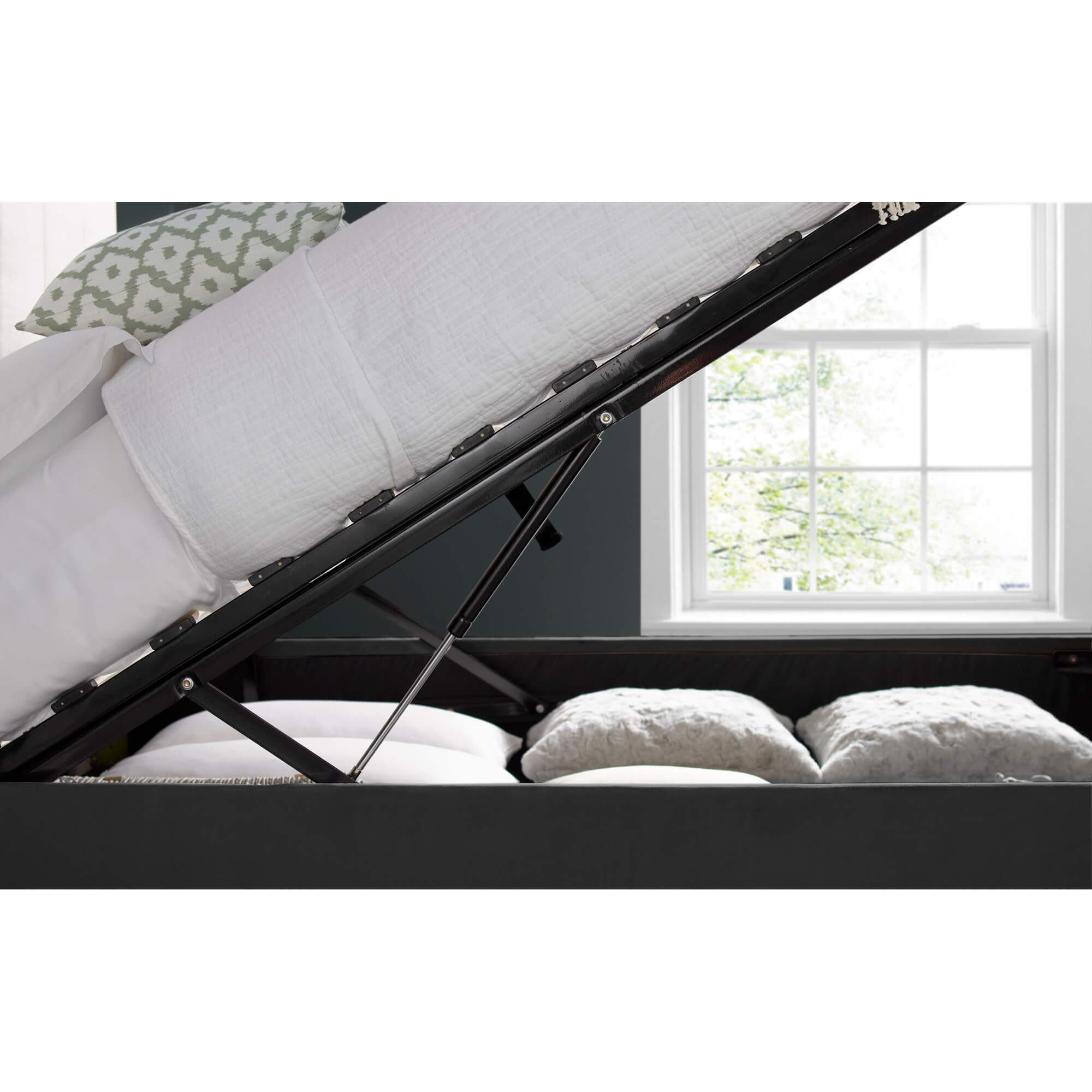 Aurora Velvet Ottoman Bed - Image 4
