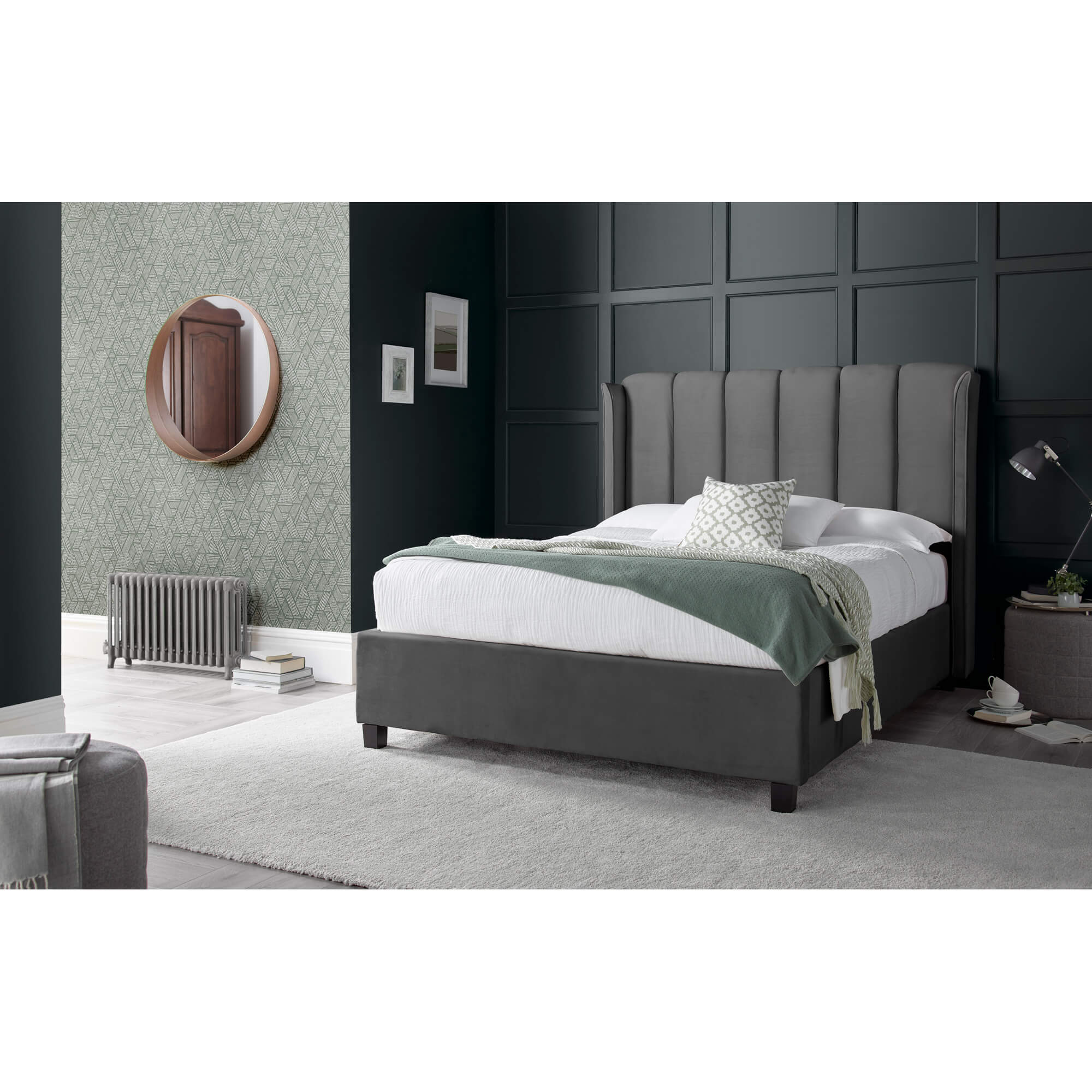 Aurora Velvet Ottoman Bed - Image 2