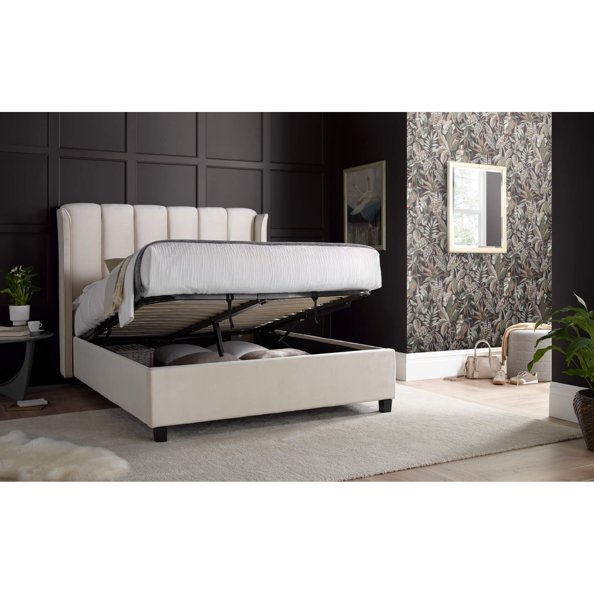 Aurora Velvet Ottoman Bed - Image 6