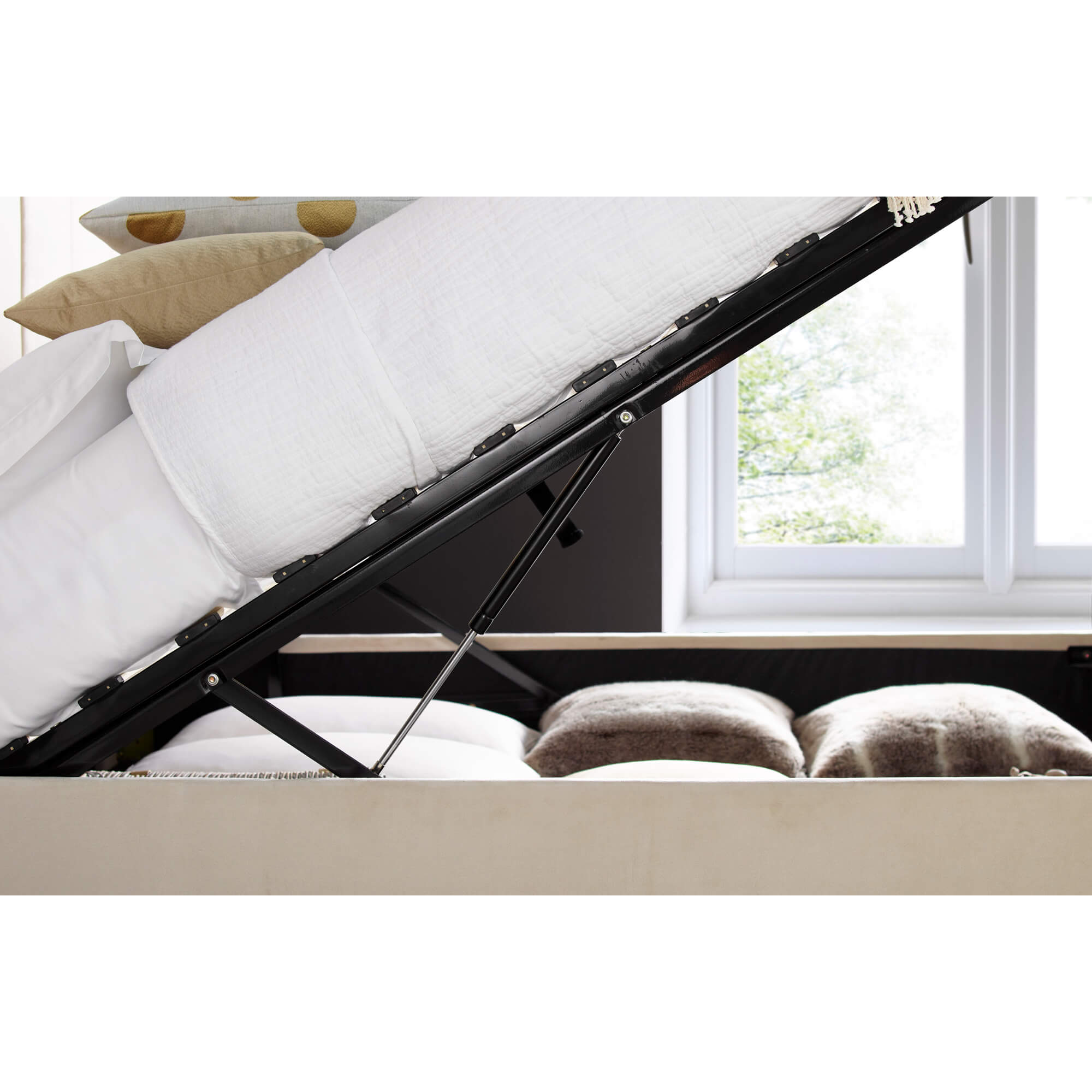Aurora Velvet Ottoman Bed - Image 9