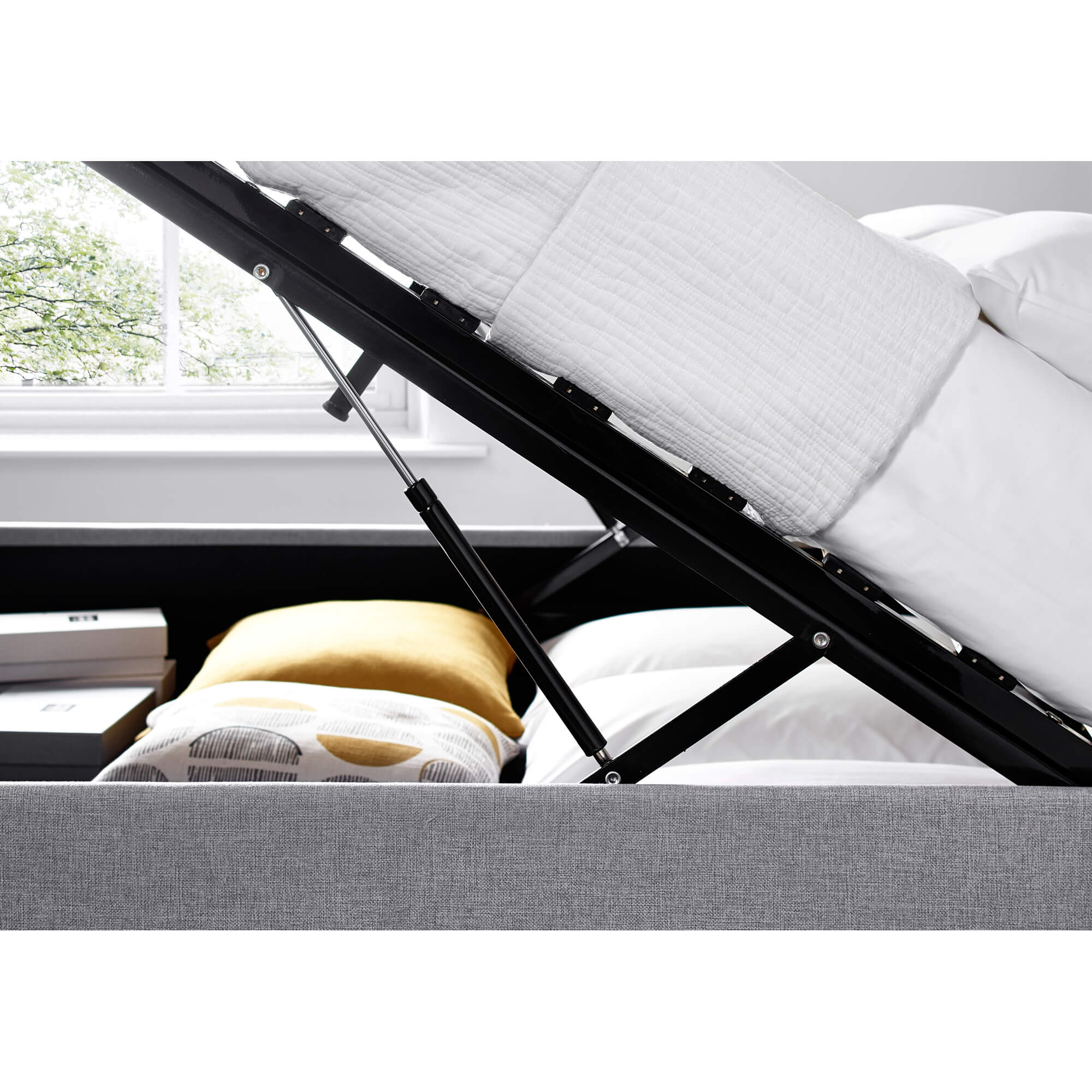 Brandon Fabric Ottoman Bed - Image 3