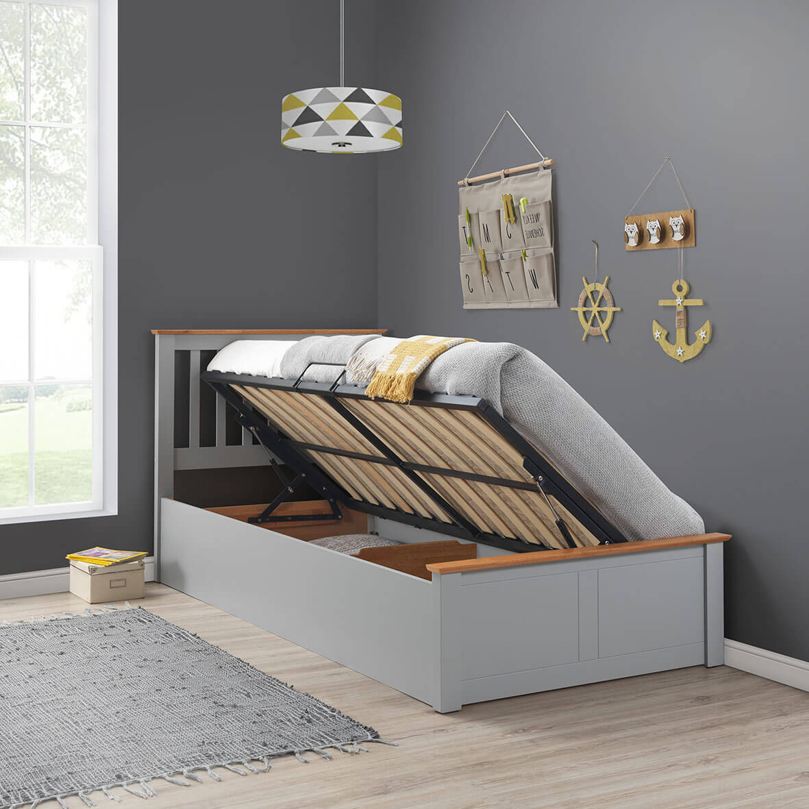 Francis Wooden Ottoman Bed - Image 3