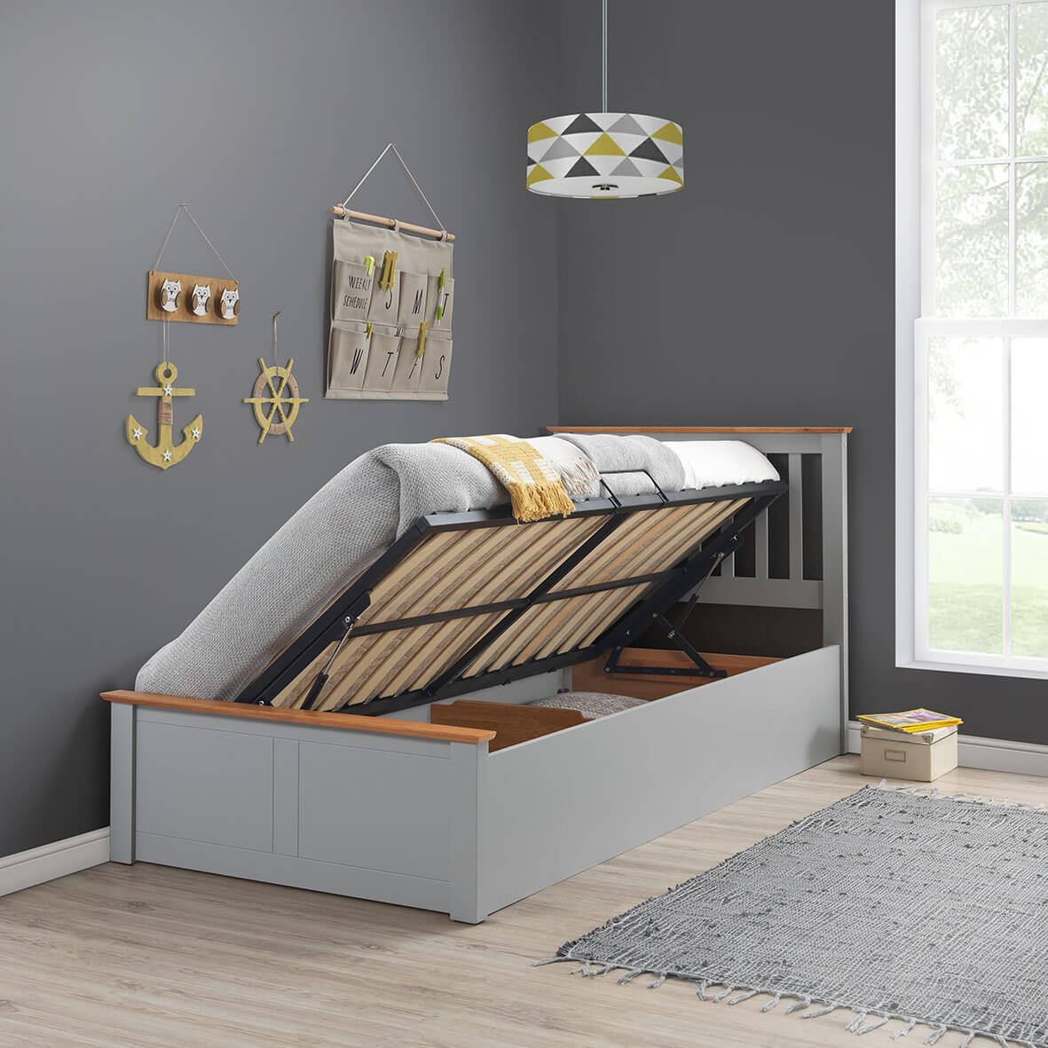 Francis Wooden Ottoman Bed - Image 6