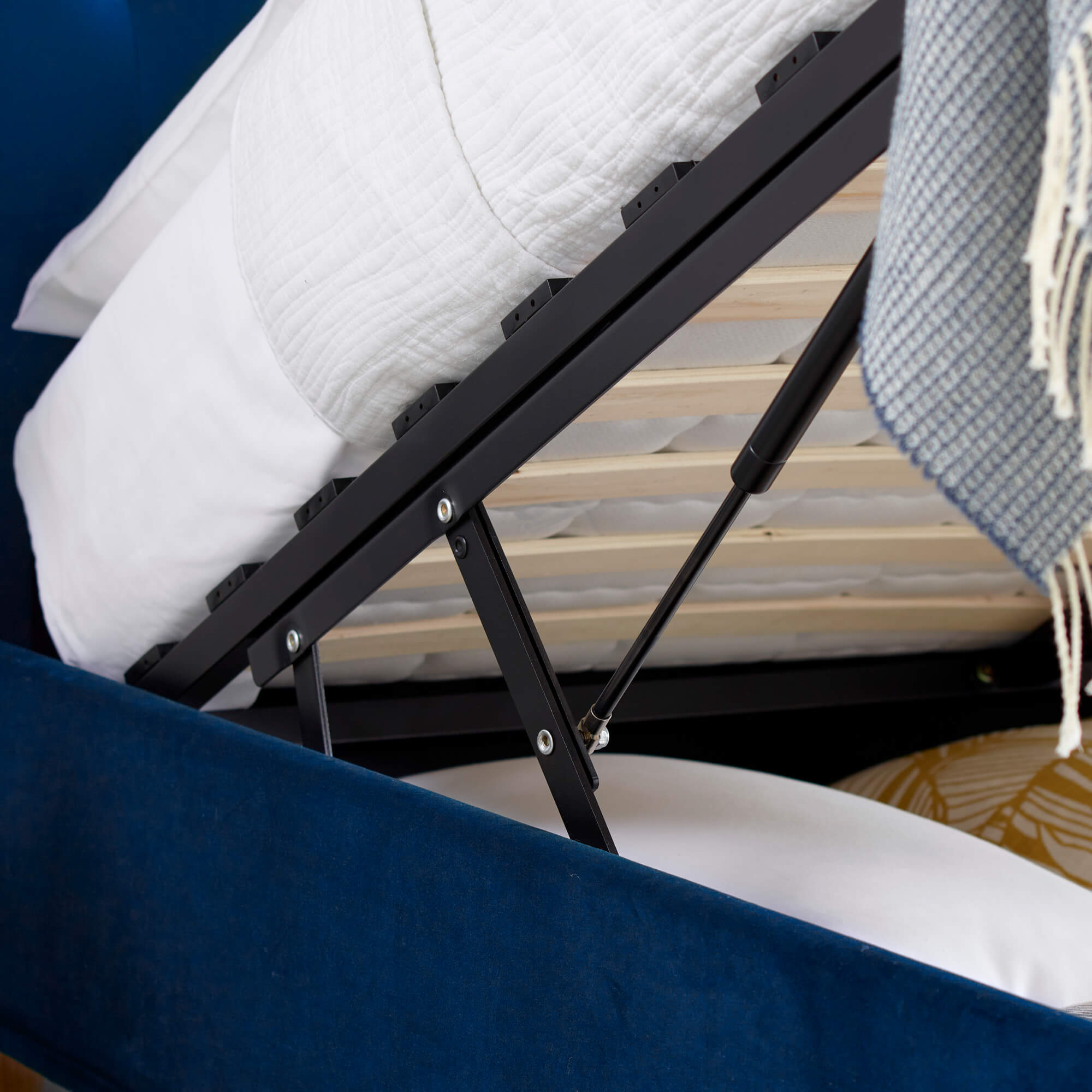Kingham Velvet Ottoman Bed - Image 4