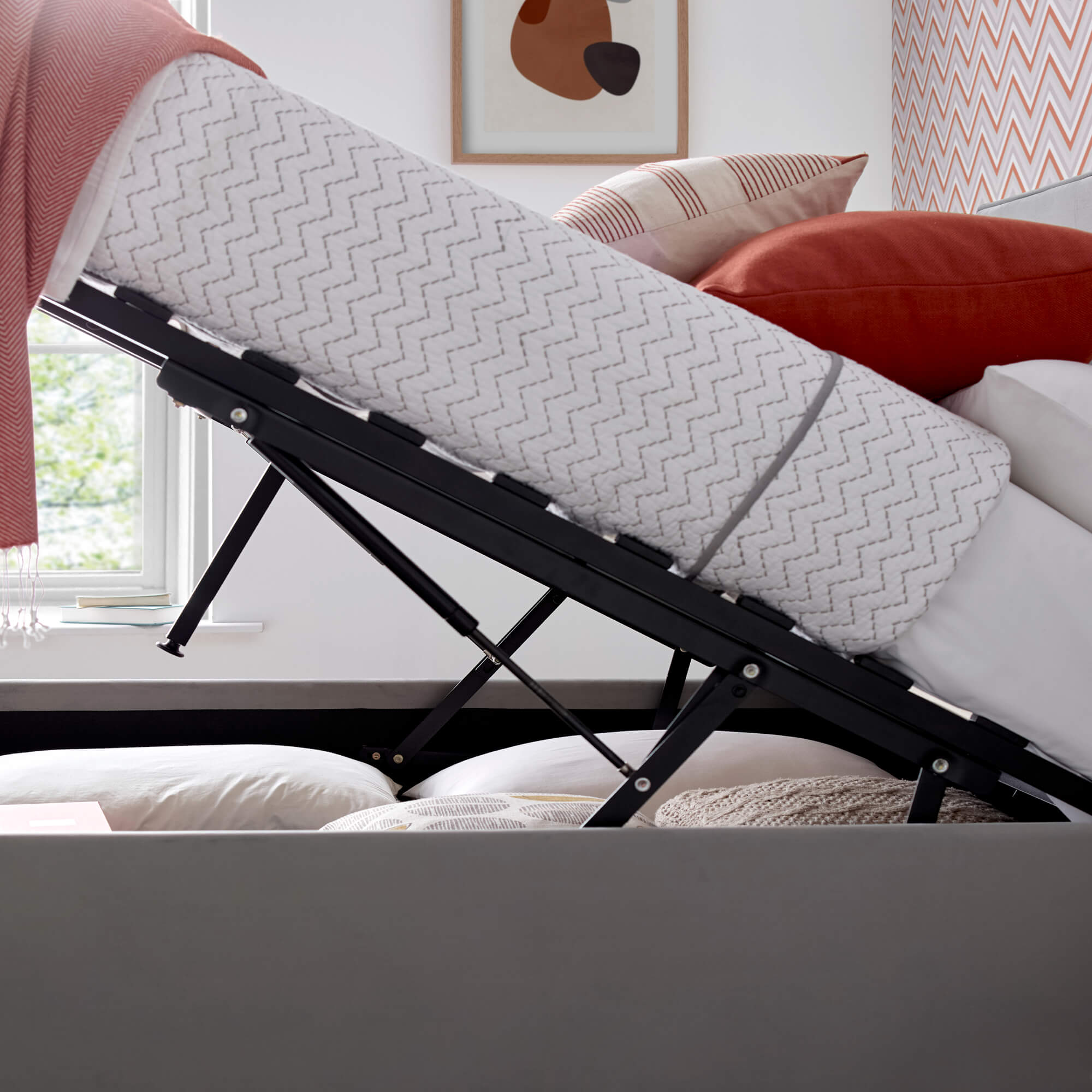 Kingham Velvet Ottoman Bed - Image 14
