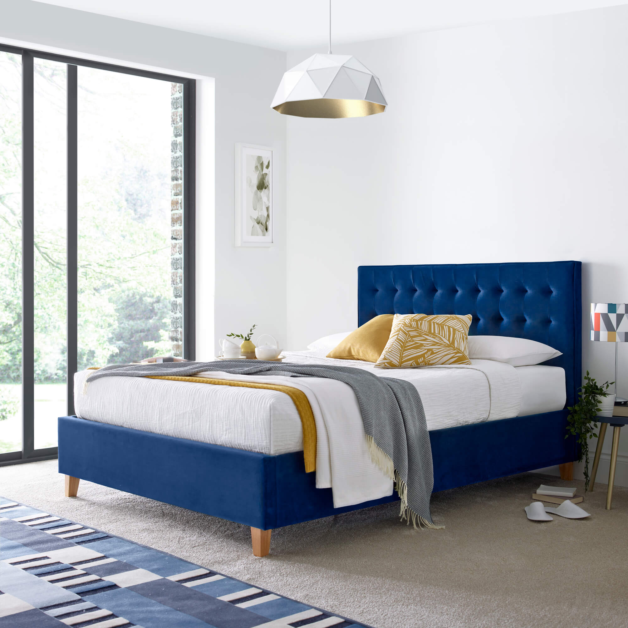 Kingham Velvet Ottoman Bed - Image 2