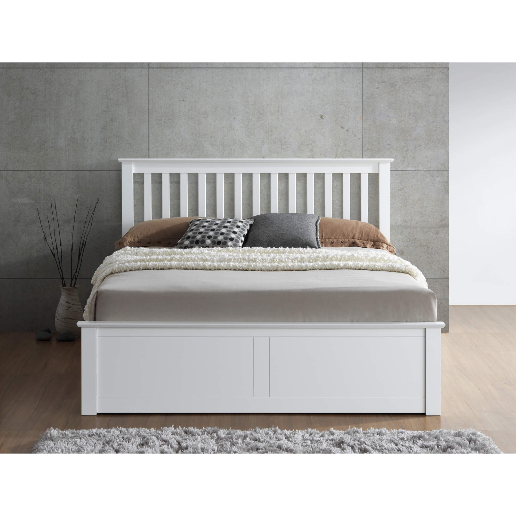 Malmo Wooden Ottoman Bed - Image 3