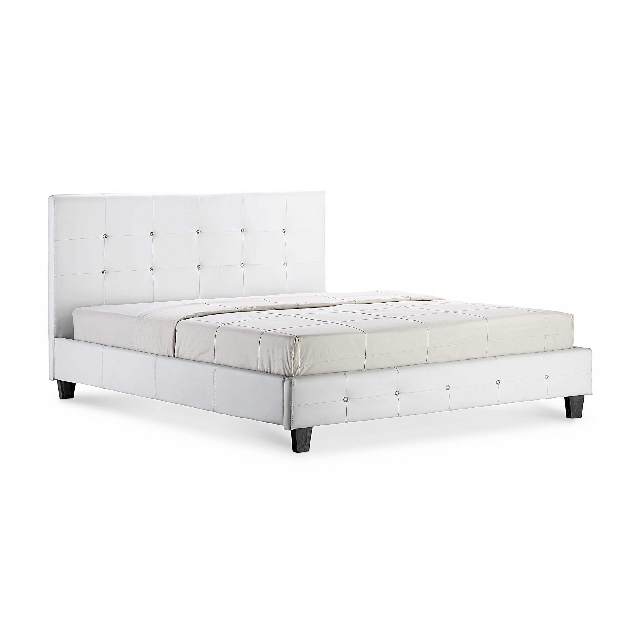 Quartz PU Single Bed White