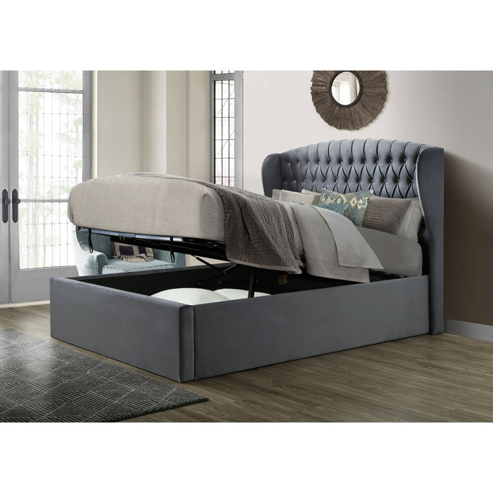 Warwick Velvet Ottoman Bed - Image 2