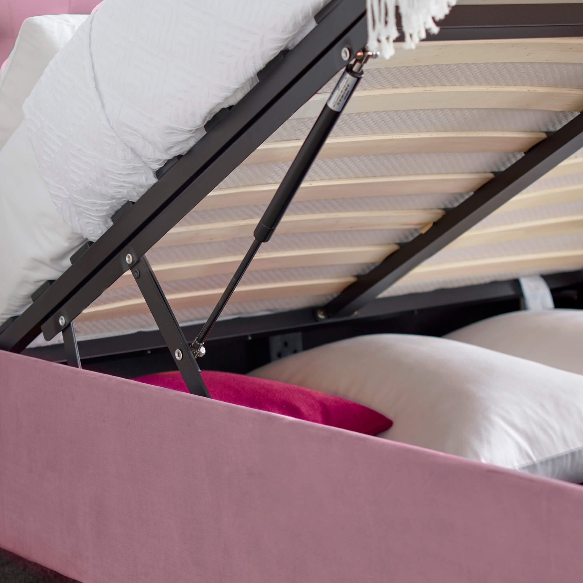 Kingham Velvet Ottoman Bed - Image 19