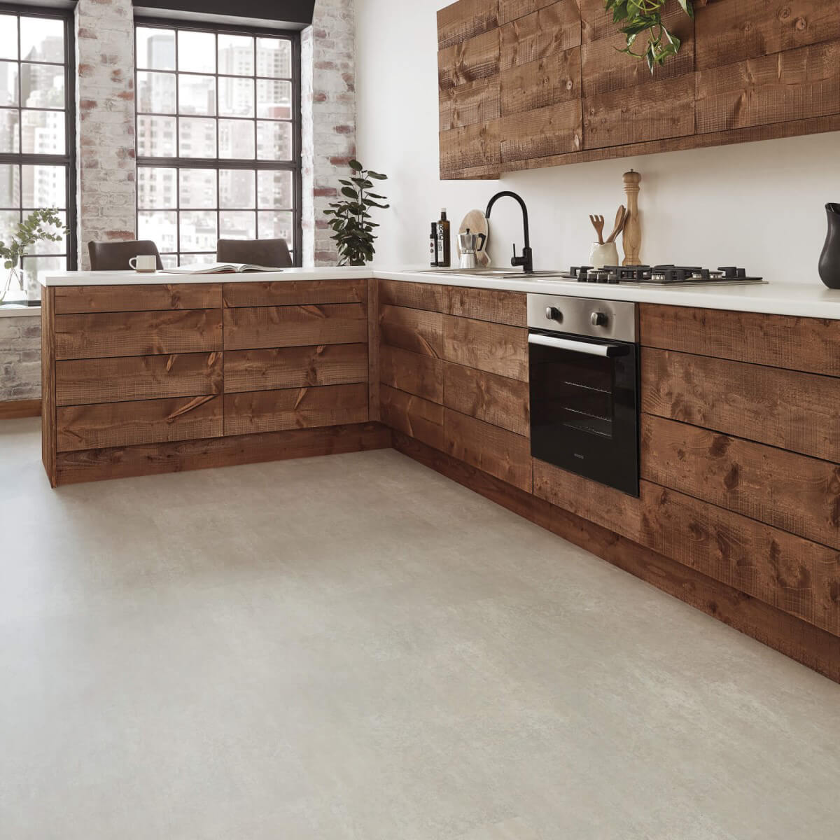 Karndean Knight Tile Gluedown Dove Grey Concrete ST21 - Image 2