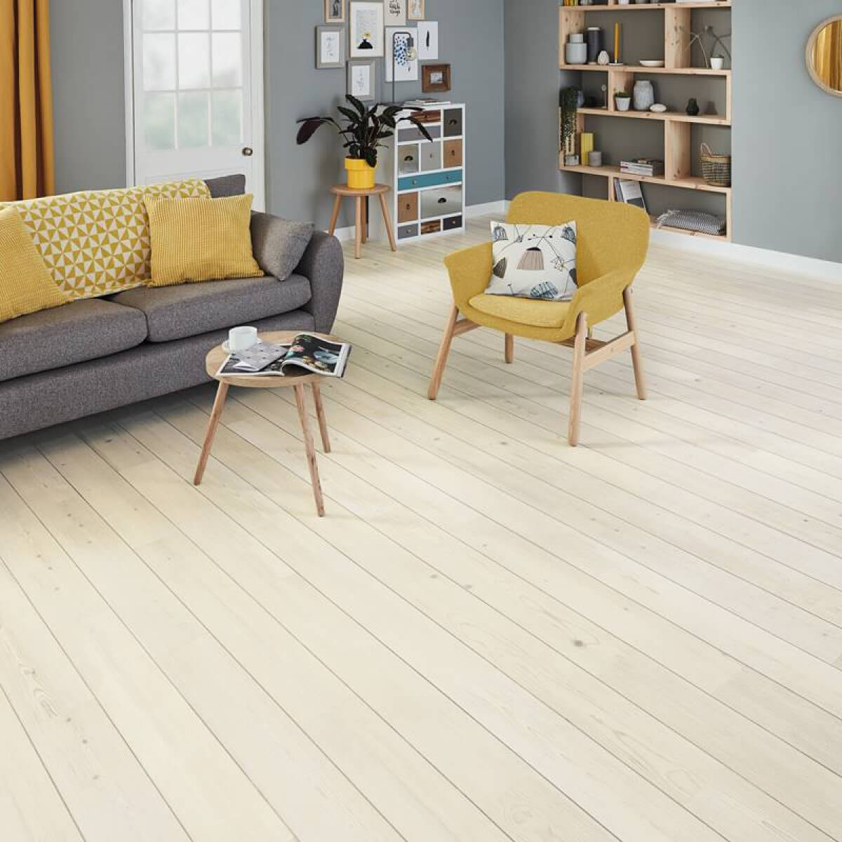 Karndean Knight Tile Gluedown Washed Scandi Pine KP132 - Image 2