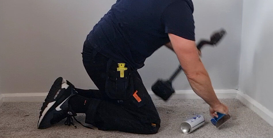 Preparing the floor