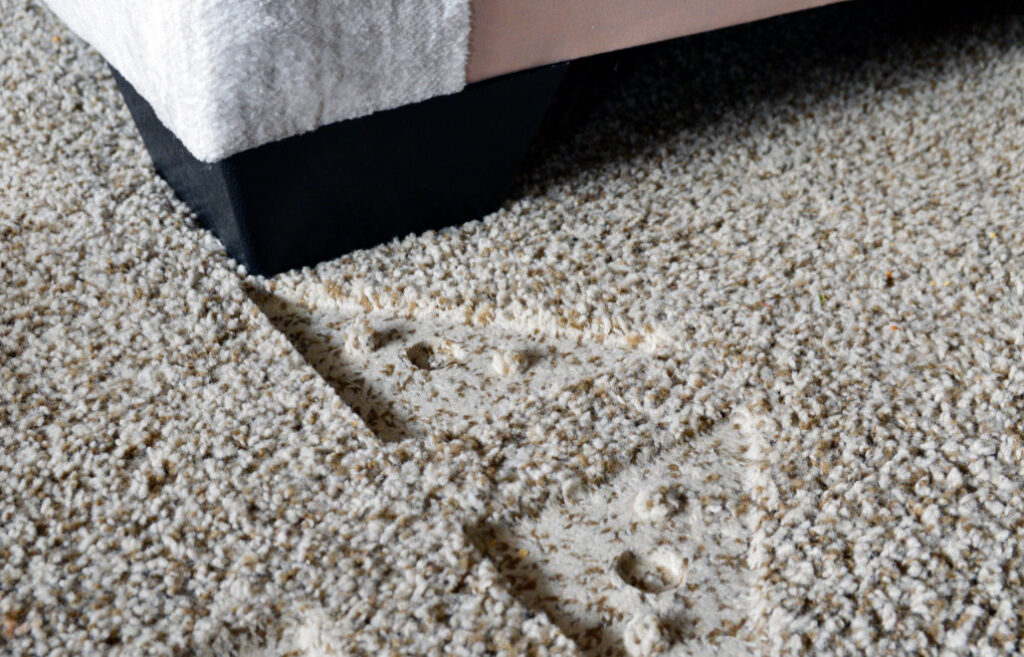 Prevent carpet flattening