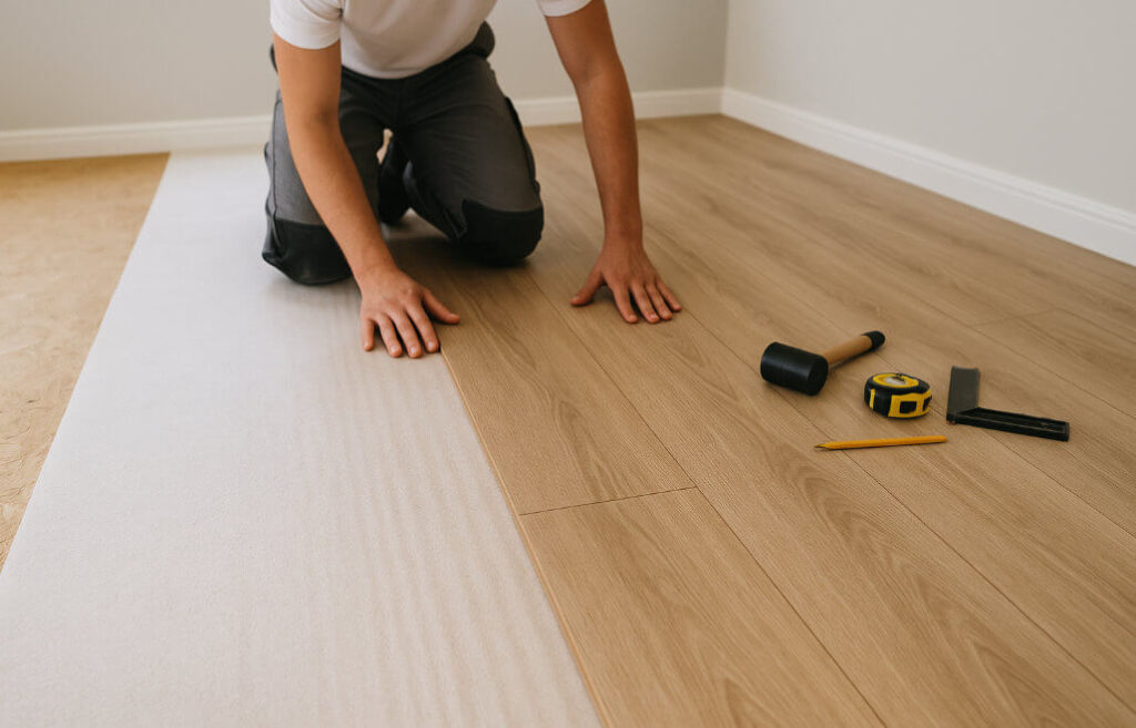 Fitting carpet and flooring