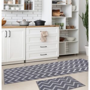 Deco Chevron  (free doormat 057cm x 040cm) Rug