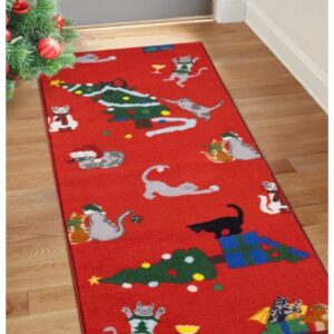 Deco Festive Cats Rug