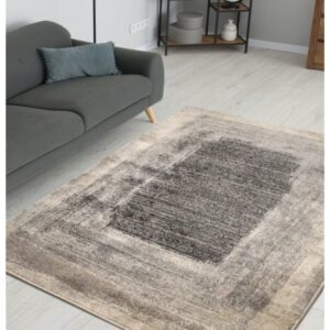 Freya Border Grey Rug