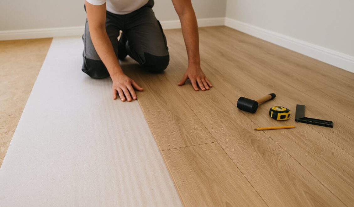 Fitting carpet and flooring